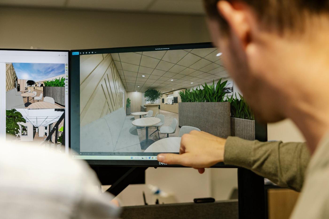 Projectinrichting: ingericht kantoor